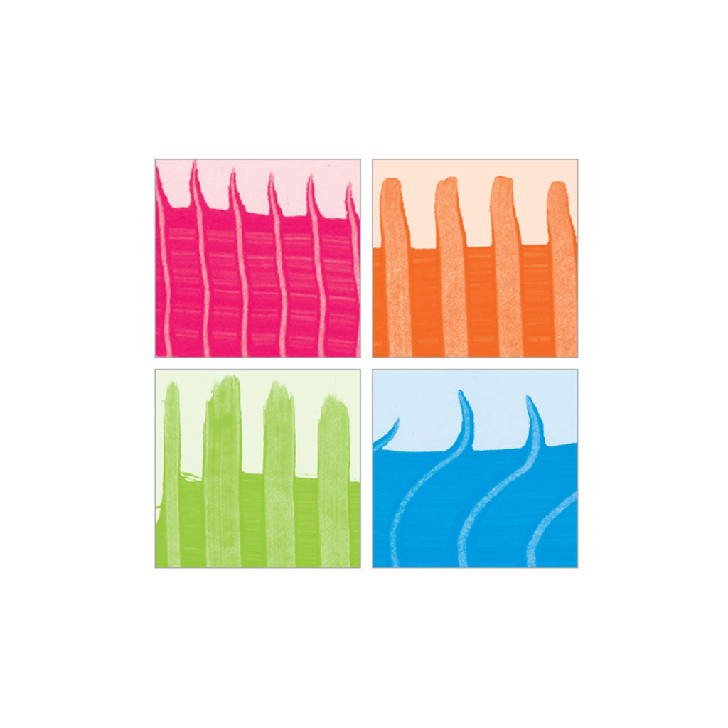 Paint Pattern Scrapers – Set of 4