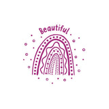 Rainbow Dreaming Beautiful Rainbow Stamp