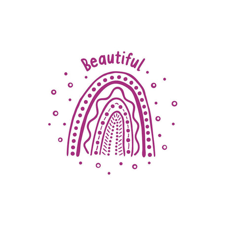 Rainbow Dreaming Beautiful Rainbow Stamp