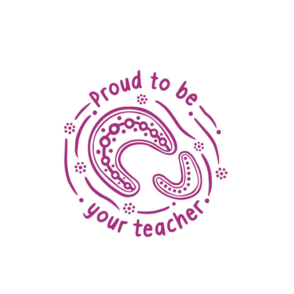 Rainbow Dreaming Proud to be Your Teacher Stamp