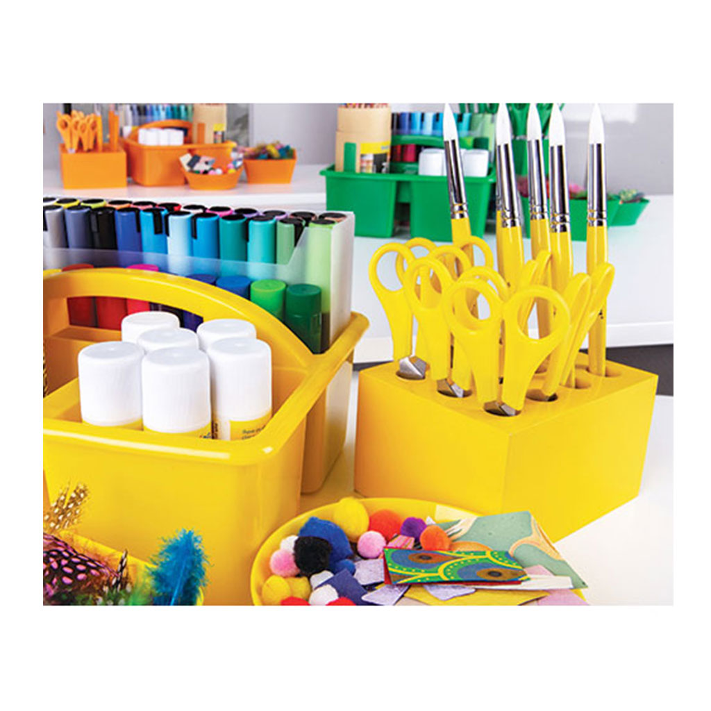 ColourSorts Scissor Brush Block - Yellow