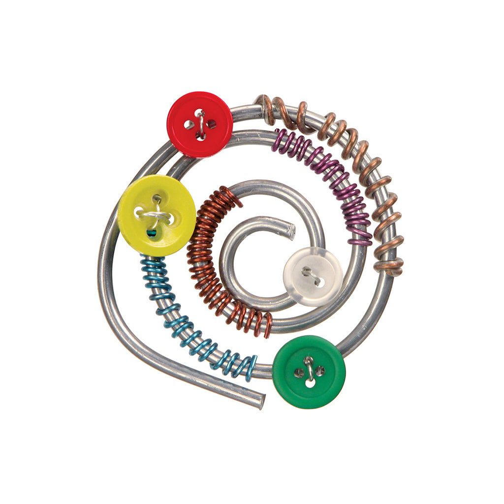 Bulk Assorted Coloured Buttons - 600g - Educating Kids