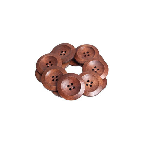 Wooden Buttons Asst â€“ Pack of 50 - Educating Kids
