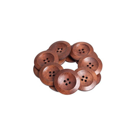Wooden Buttons Asst â€“ Pack of 50 - Educating Kids