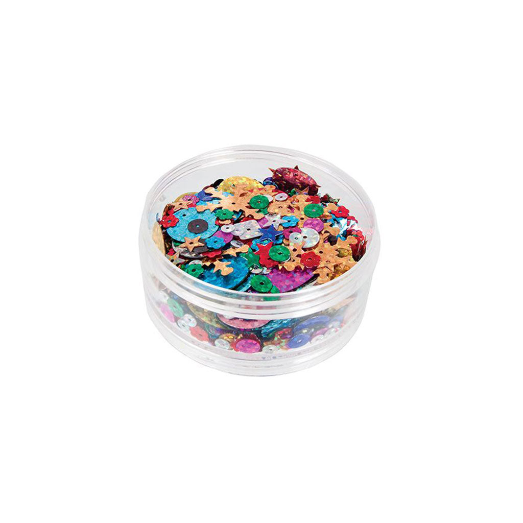 Sequins Asst 100g Stackable
