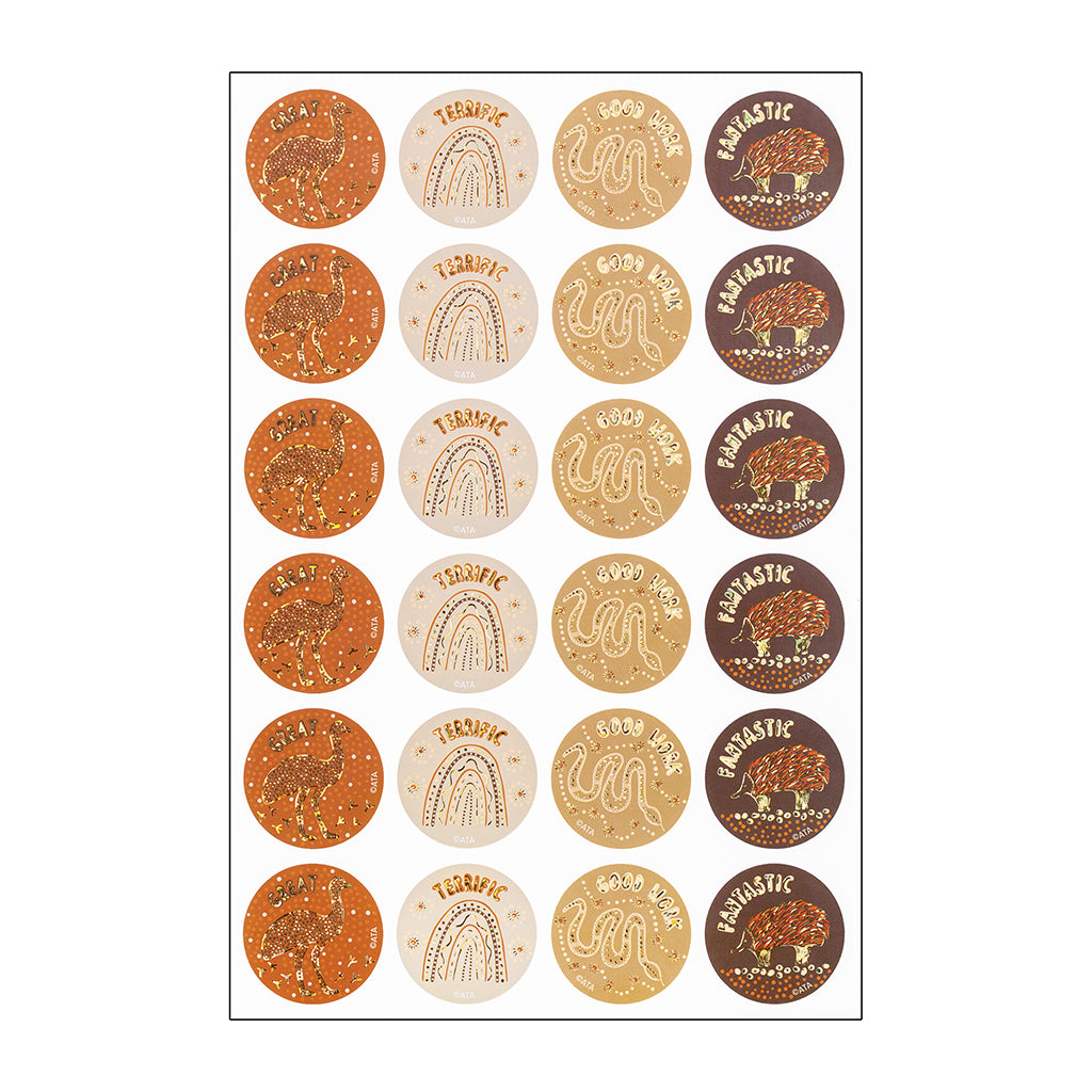 Country Connections Holographic Merit Stickers 72s