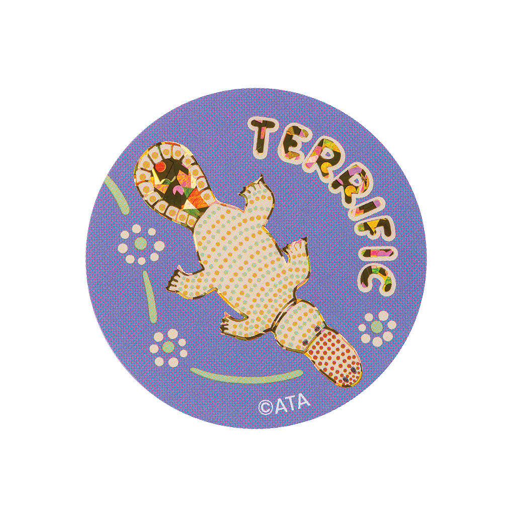 Rainbow Dreaming Holographic Merit Stickers