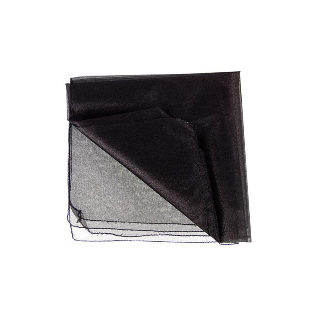 Poly Organza - Black - 70cm x 10m