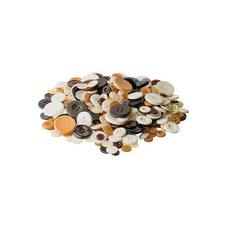 Natural Coloured Buttons - 600g - Educating Kids