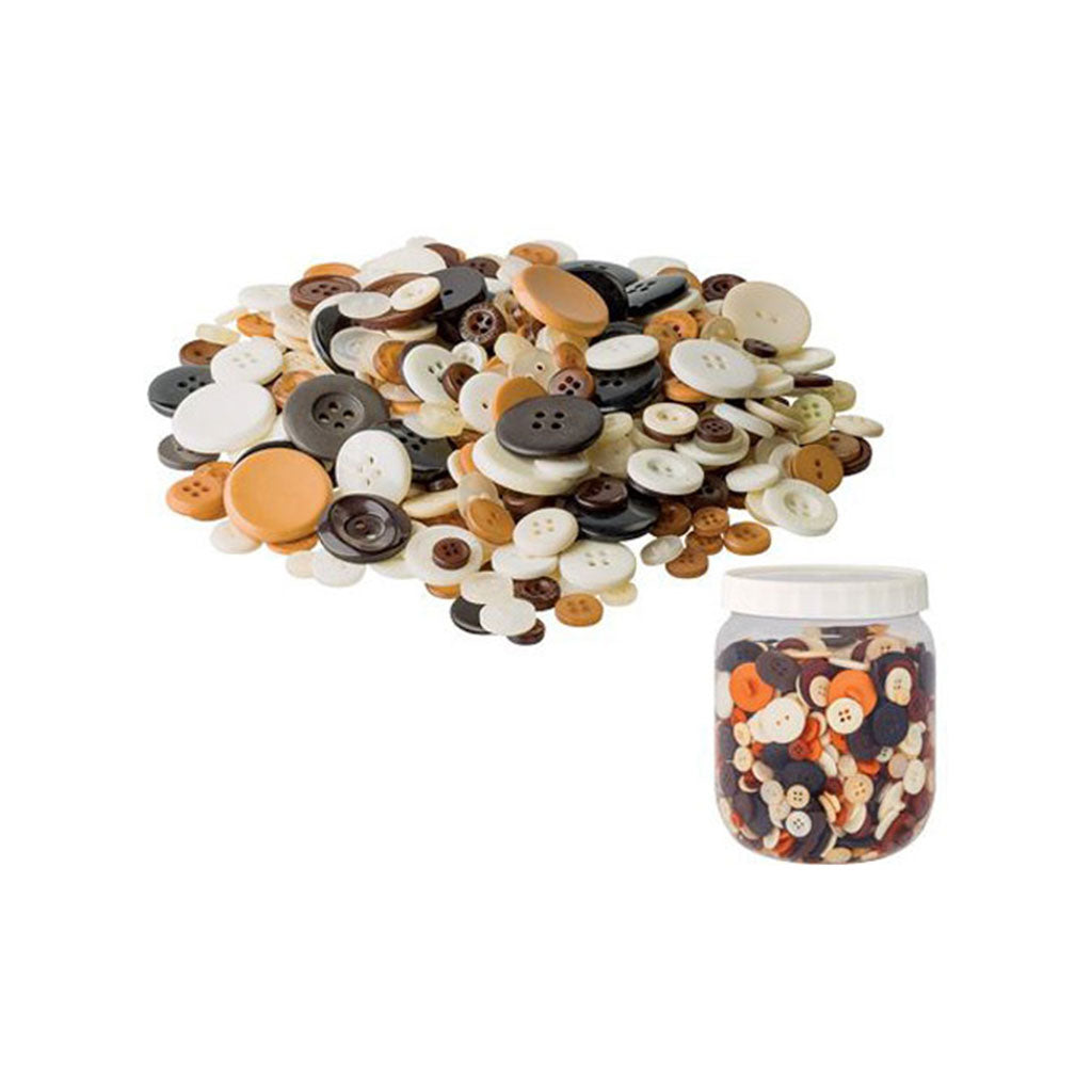 Natural Coloured Buttons - 600g - Educating Kids