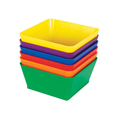ColourSorts Classroom Organisers Bowls Square 6pc