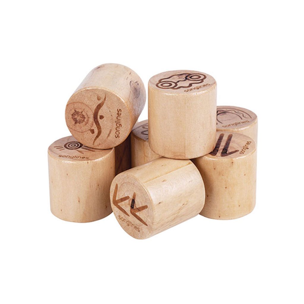Japily Wooden Indigenous Dough Stamps by Songlines