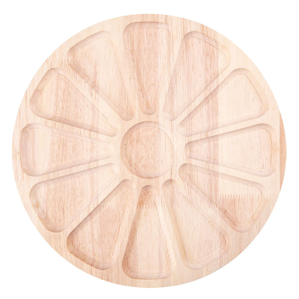 Wooden Colour Wheel Tray