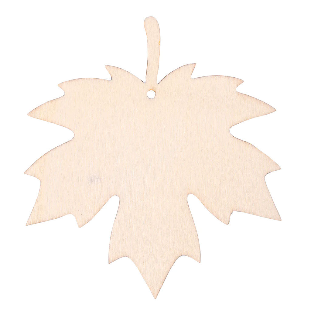 Wooden Leaf Adornments - Pack of 24