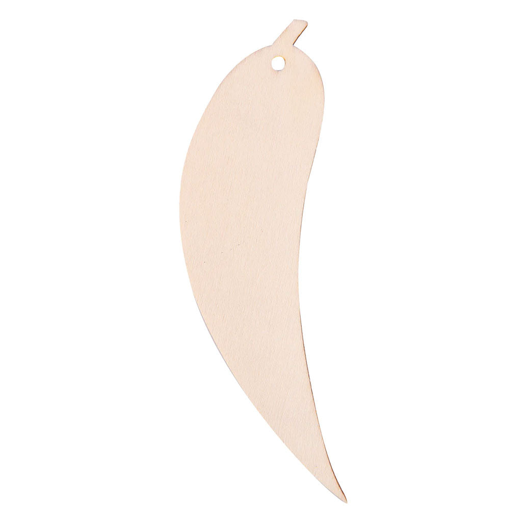 Wooden Leaf Adornments - Pack of 24