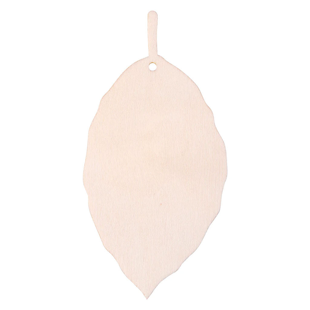 Wooden Leaf Adornments - Pack of 24
