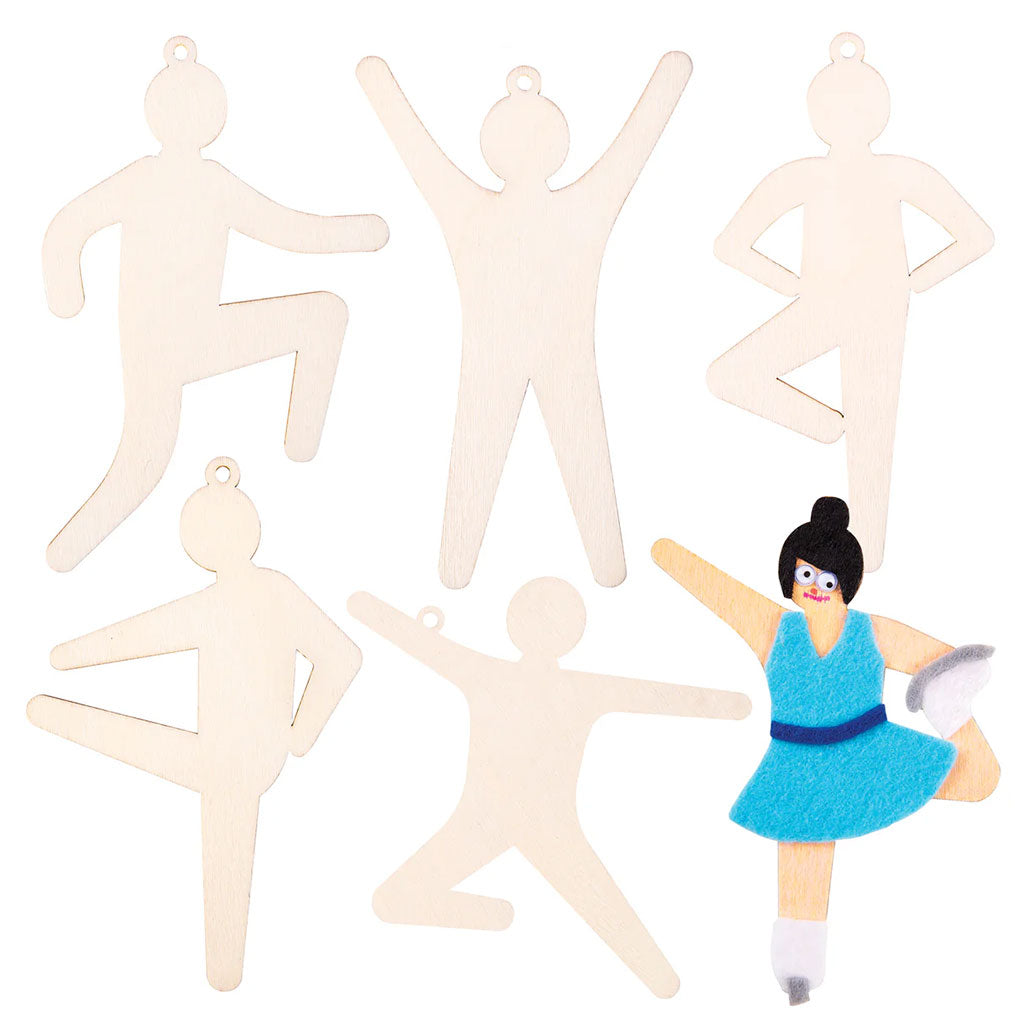 Wooden Active Figures - Pack of 24