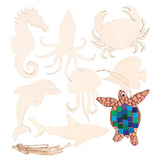 Wooden Australian Sea Creature Shapes - Pack of 24