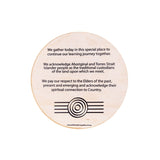 Wooden Sign - Acknowledgement Of Country