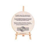 Wooden Sign - Acknowledgement Of Country