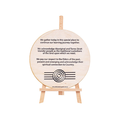 Wooden Sign - Acknowledgement Of Country