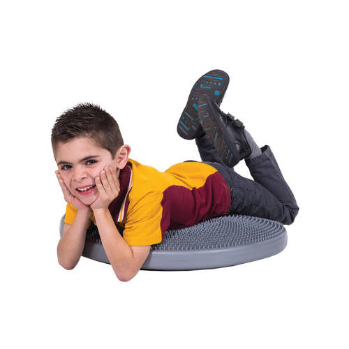 Large Tactile Cushion Grey 60cm - Educating Kids