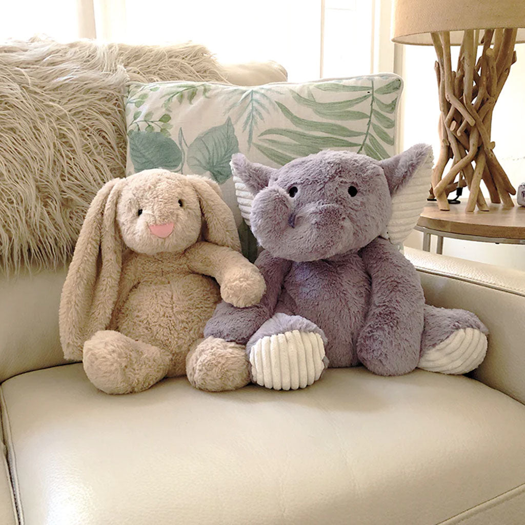 Weighted Cuddly Elephant - Educating Kids