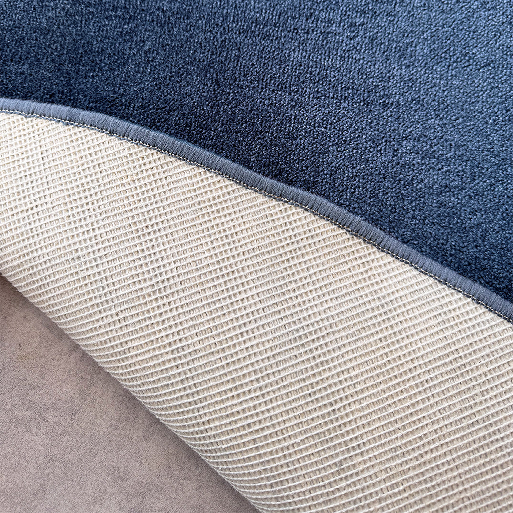 Round Carpet 2m - Blue