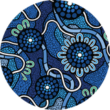 Blue Water Dreaming - Round Rug (2m D)