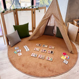 Round Carpet 2m - Camel