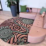 Country Colours - Round Rug 2m (D) - Educating Kids