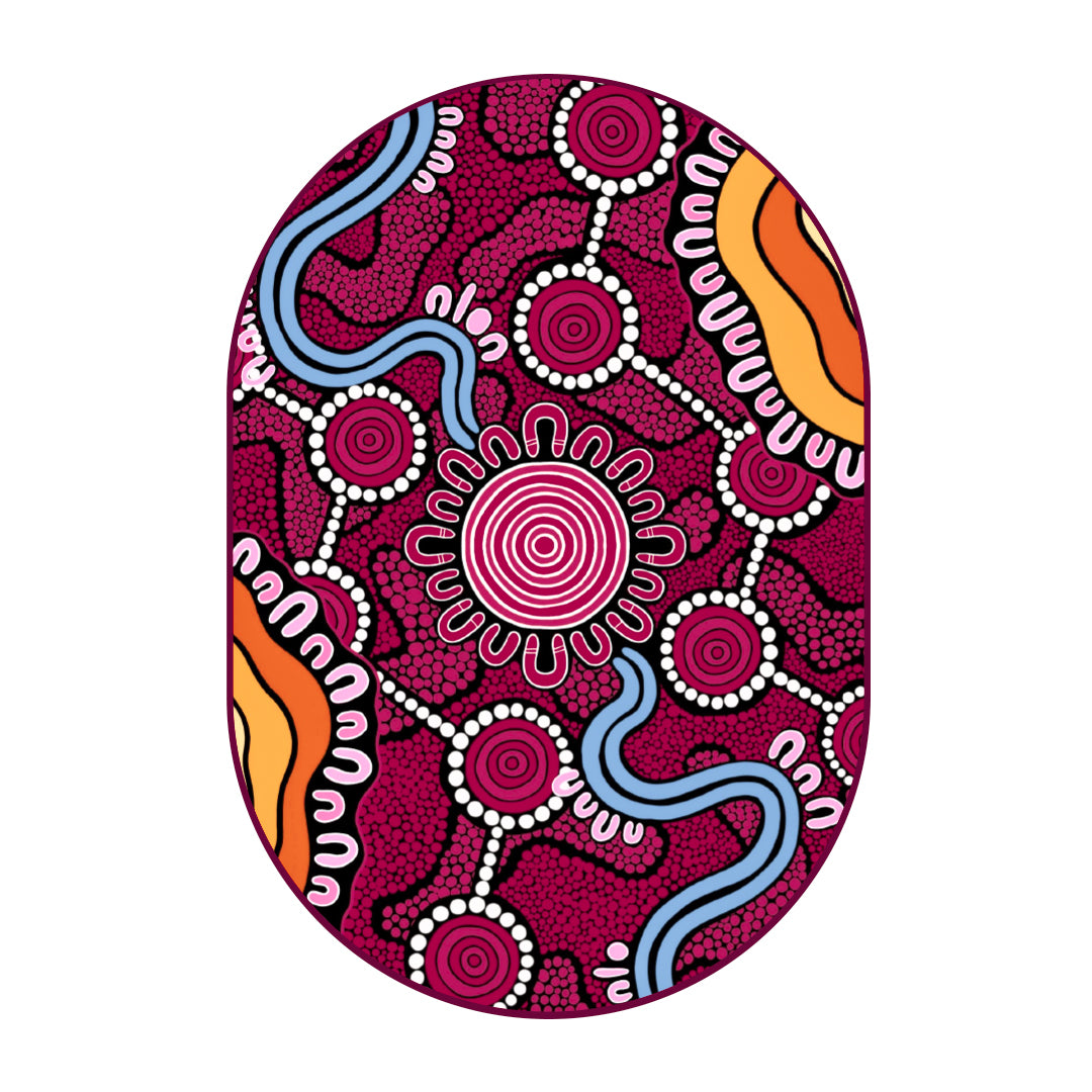 Living with the Land - Oval Rug (2.7 x 1.8m)