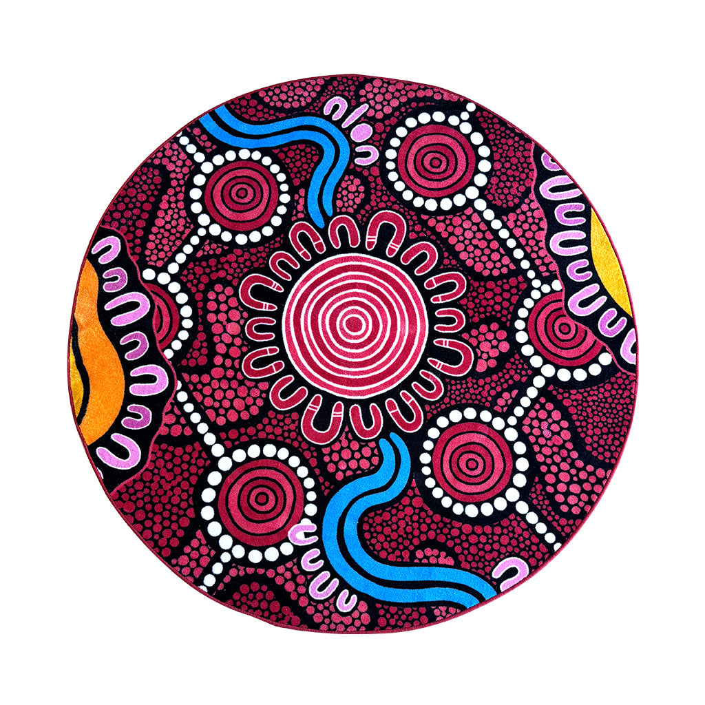 Living with the Land - Round Rug (2m D)