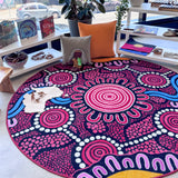 Living with the Land - Round Rug (2m D)