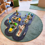 Round Carpet 2m - Sage