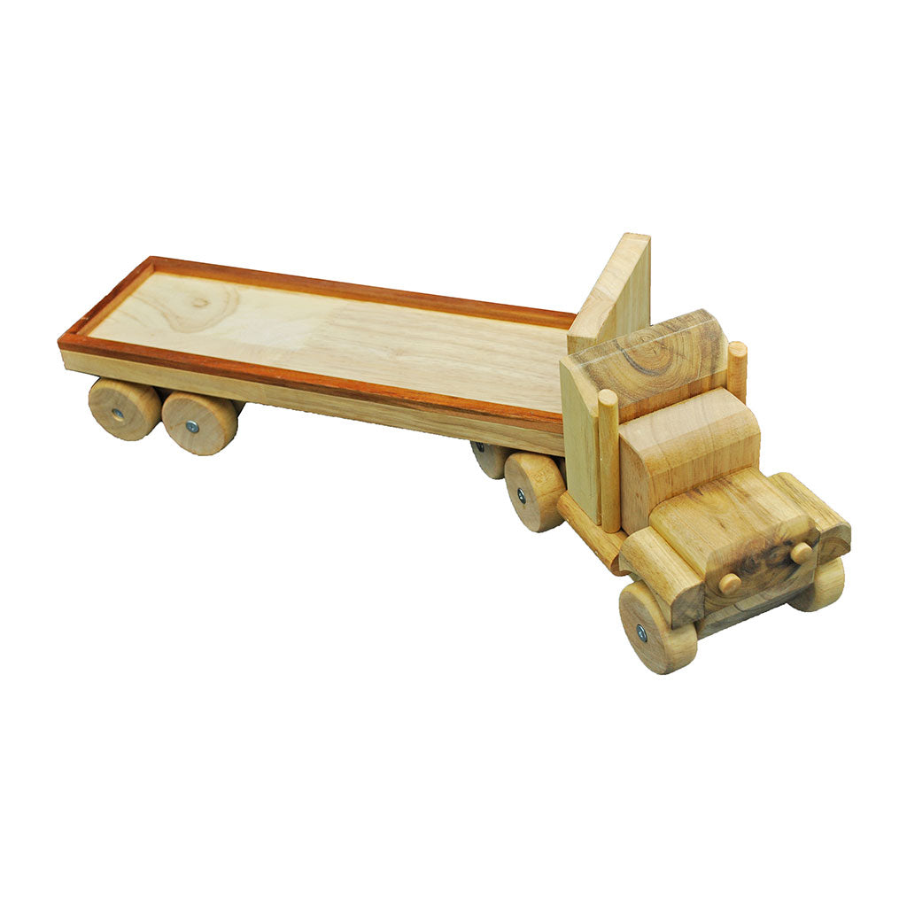 Flat Bed Wooden Truck - 57cm