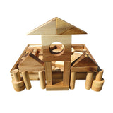Small Wooden Unit Blocks - 117pc