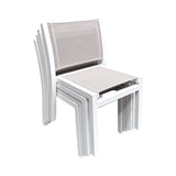 Child Chair - Set of 4 - White/Oatmeal