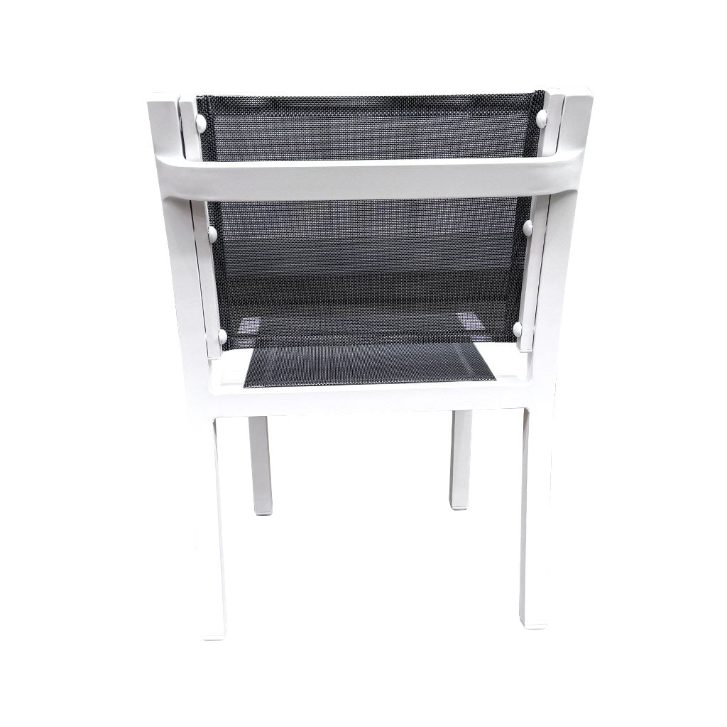 Child Chair - Set of 4 - White/Charcoal