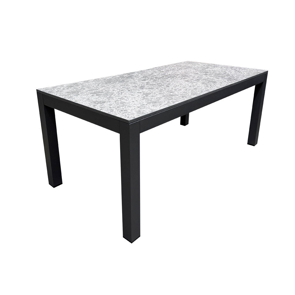Charcoal Marble Rectangle Table