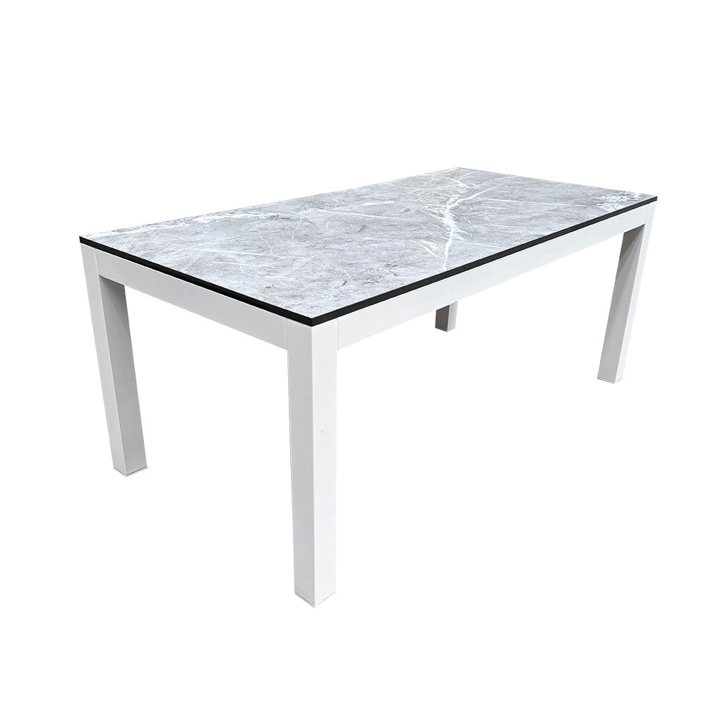 Light Grey Marble Rectangle Table
