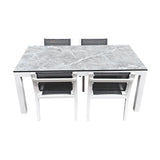 Light Grey Marble Rectangle Table