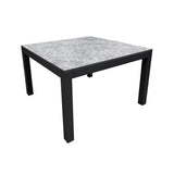Charcoal Marble Square Table
