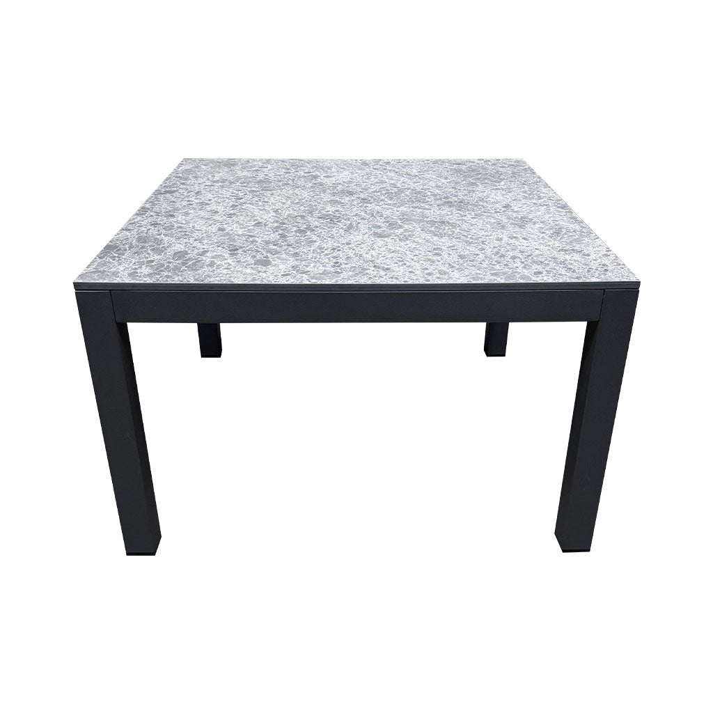 Charcoal Marble Square Table