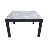 Charcoal Marble Square Table