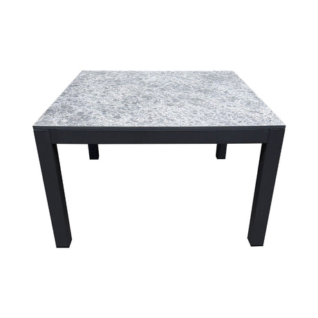 Charcoal Marble Square Table