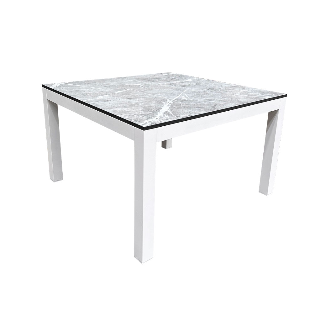 Light Grey Marble Square Table