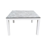 Light Grey Marble Square Table