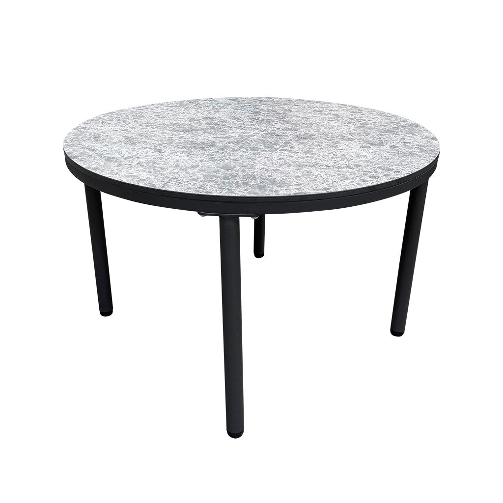 Charcoal Marble Round Table