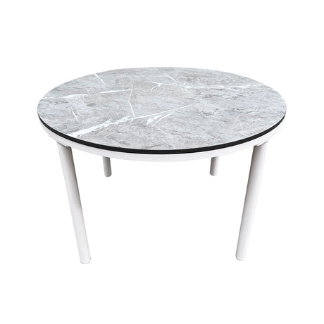 Light Grey Marble Round Table